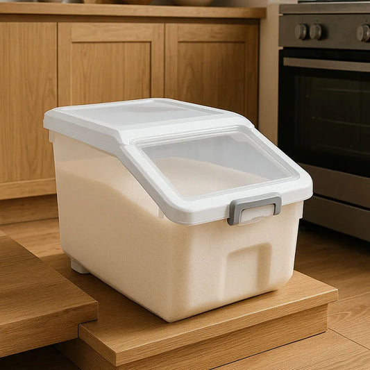 10KG Dry Food Dispenser – Airtight Storage Container with Lid