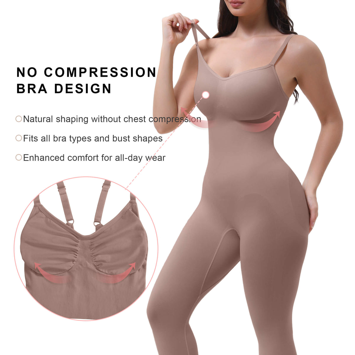 3-in-1 Seamless Full Body Compression Legging Bodysuit