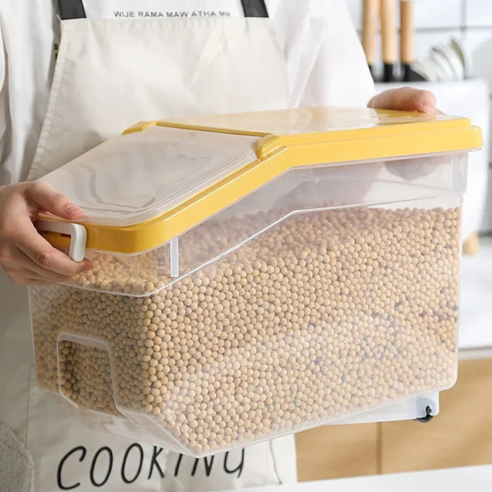 10KG Dry Food Dispenser – Airtight Storage Container with Lid